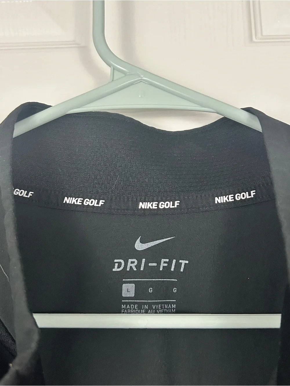 Nike Golf Dri-fit Black Pullover Men’s Large